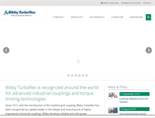 Tablet Screenshot of bibbyturboflex.com